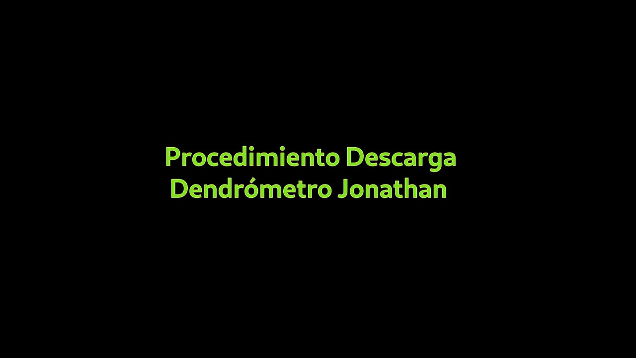 Manual #2 Descarga de dendrometros