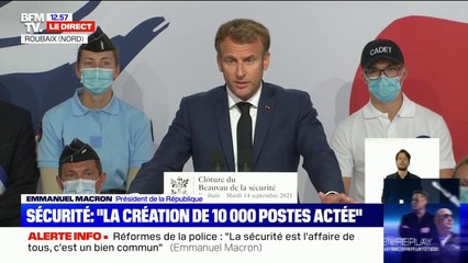 Emmanuel Macron: "La lourdeur des procédures est l'ennemi commun de nos forces de sécurité et nos magistrats"