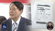 '장모 사건 대응 문건'‥윤석열 '검찰 사유화' 의혹