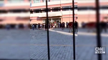 Antalya'da okulda çekilen görüntü velileri ayağa kaldırdı