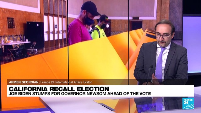 California recall election: Biden stumps for governor Newsom ahead of the vote