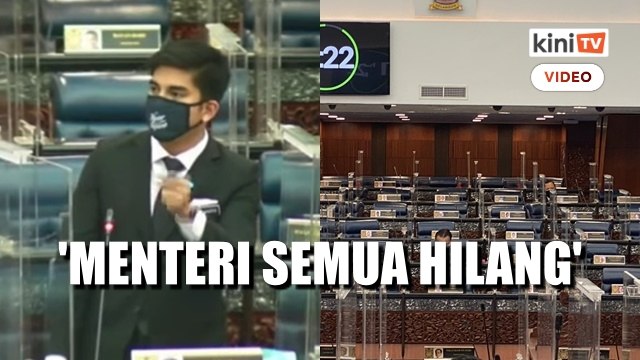 'Menteri semua hilang ketika ketua pembangkang berucap' - Syed Saddiq