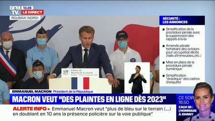 Emmanuel Macron annonce que les policiers auront un "centre de formation" sur le maintien de l'ordre