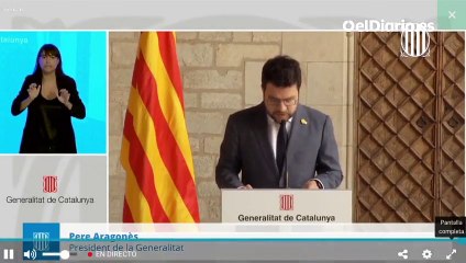 Aragonès deja a Junts fuera de la mesa de diálogo a la espera de que designen miembros del Govern