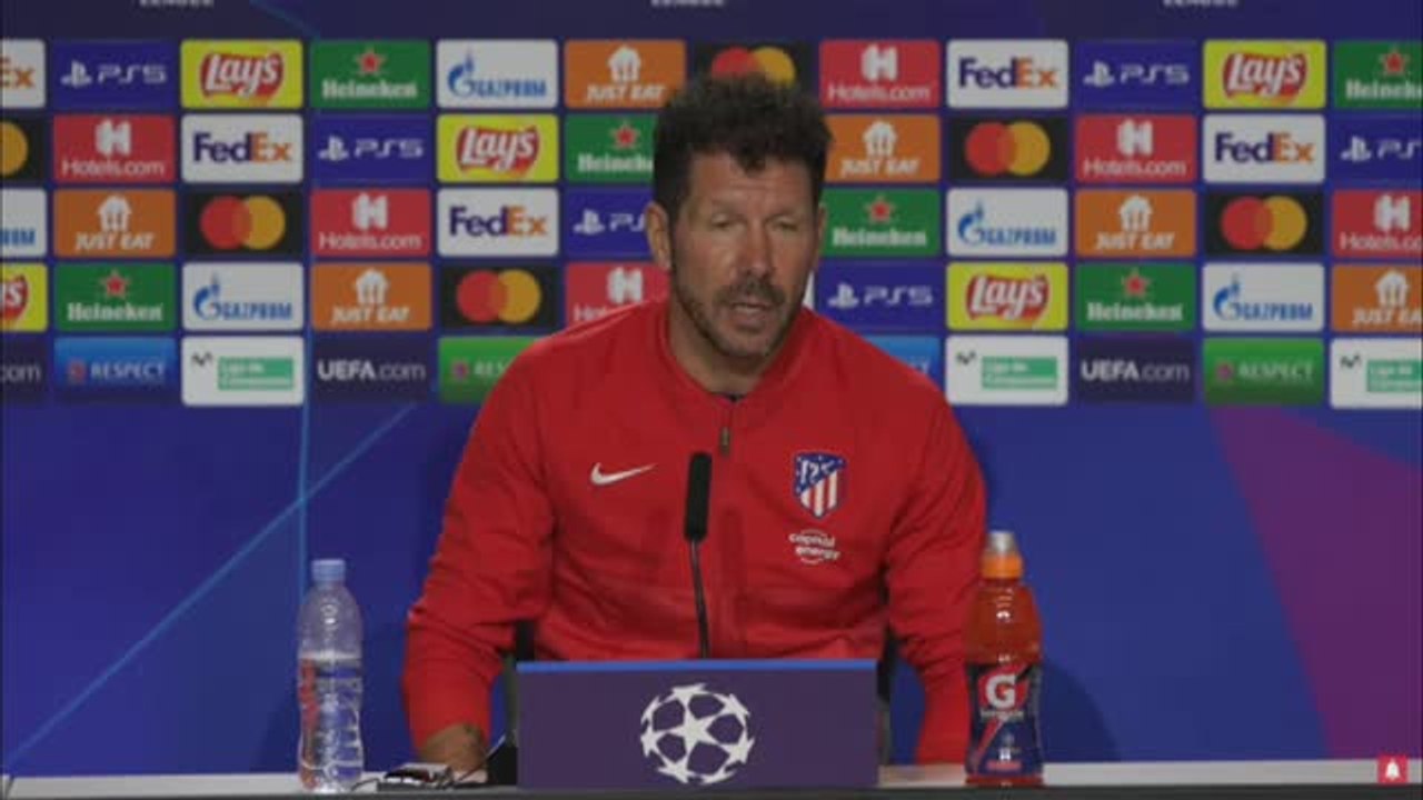 Simeone: "Lo que queremos de Griezmann es que sea el futbolista que siempre fue"