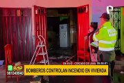 Cercado de Lima: bomberos controlan incendio en vivienda