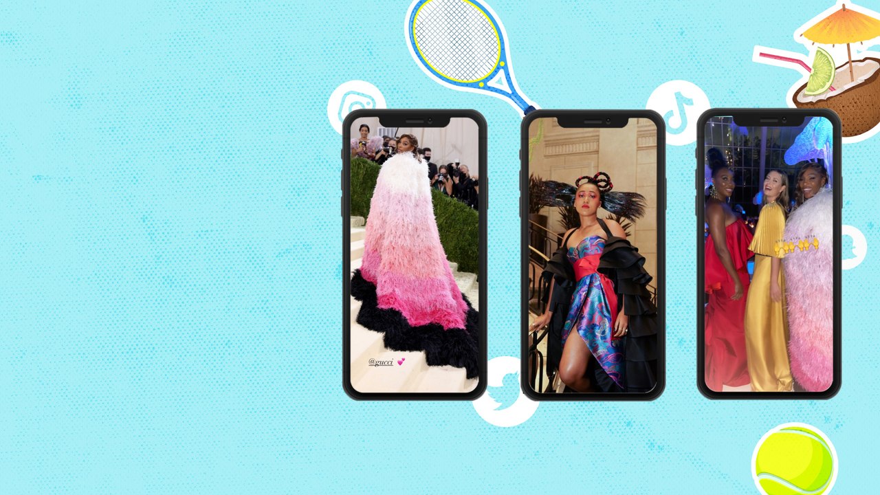 It was raining tennis stars at the Met Gala in New York - Social Highlights 14.09.2021