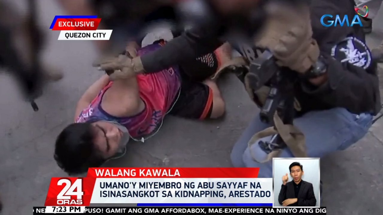 Umano'y miyembro ng Abu Sayyaf na isinasangkot sa kidnapping, arestado | 24 Oras