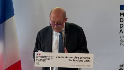 كلمة وزير الخارجية الفرنسي في ختام اجتماعه مع نظرائه الأوروبيين