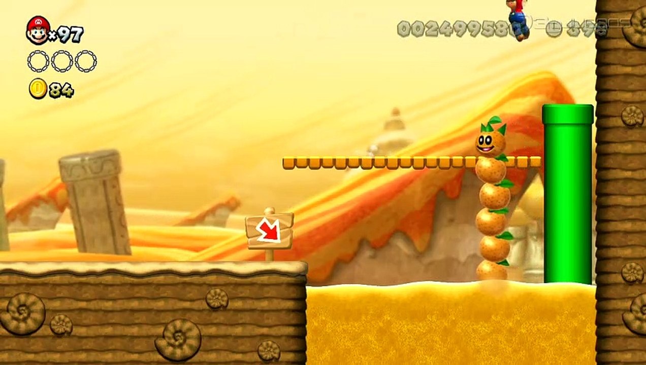 New Super Mario Bros U: Gameplay: Perdón Yoshi