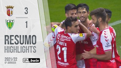 Highlights: SC Braga 3-1 Tondela (Liga 21/22 #6)