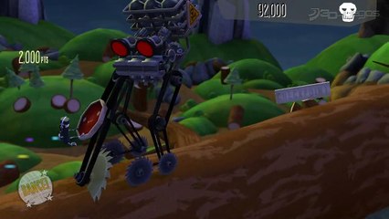 Bit.Trip Runner 2: Gameplay: Combate contra un Jefe Final