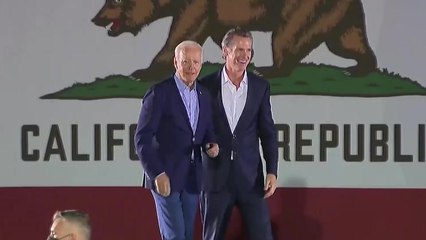 주민소환 기로 캘리포니아 주지사...오바마·해리스·바이든 민주 간판 총출동! / YTN