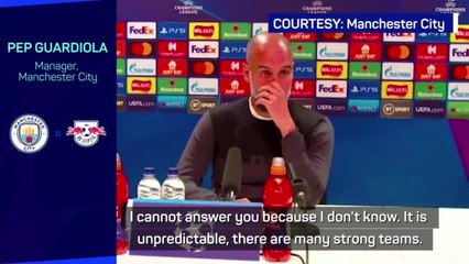 Download Video: 'One step at a time' - Guardiola and City taking Champions League game by game