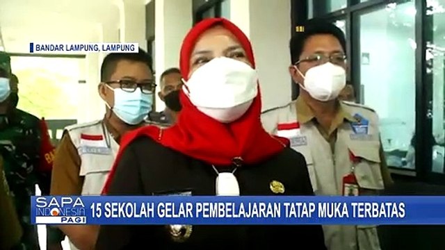Wali Kota Bandar Lampung Tinjau Pelaksanaan Sekolah Tatap Muka Terbatas