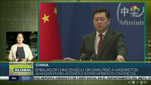 Embajador de China en EE.UU. pide avanzar en relaciones e intercambios económicos