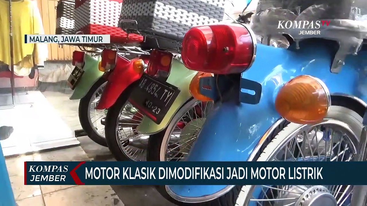 Motor Klasik Dimodifikasi Jadi Motor Bertenaga Listrik, Ini Caranya