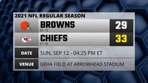 Browns @ Chiefs Game Recap for SUN, SEP 12 - 04:25 PM ET