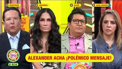 Alexander Acha y sus polémicos comentarios sobre el aborto