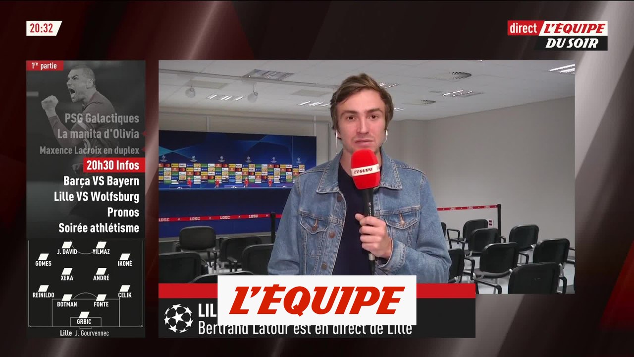 Gomes et Ikoné titulaires contre Wolfsburg - Foot - C1 - Lille