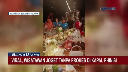Viral! Wisatawan Joget Tanpa Protokol Kesehatan di Kapal Phinisi