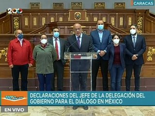 Delegación del Gobierno anuncia la incorporación de Alex Saab como miembro en el diálogo en México
