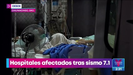 Hospital afectado por sismo en Guerrero tardará 3 meses en ser reparado