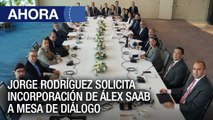 Jorge Rodríguez anuncia que solicitara la inclusión de Alex Saab en mesa de negociación en #México