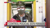 Anuncian controles policiales en varias zonas de Cochabamba para evitar robos