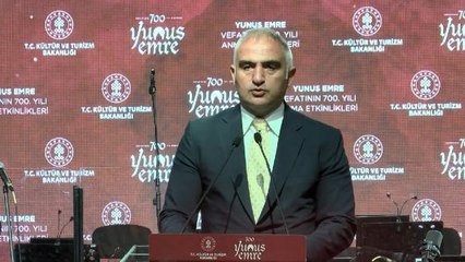 BAKAN ERSOY YUNUS EMRE'Yİ ANMA ETKİNLİĞİNE KATILDI