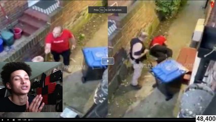 Dude Tried To Put His Neighbor In Check For Messing With His Gate & Got Handled! REACTION