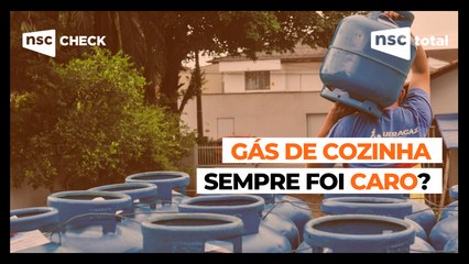 Gás de cozinha sempre foi caro? | NSC Check