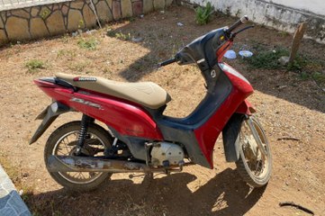 Polícia Militar recupera motocicleta que havia sido tomada em assalto na região de Pombal