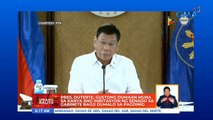 Pres. Duterte, gustong dumaan muna sa kanya ang imbitasyon ng senado sa gabinete bago dumalo sa pagdinig | UB