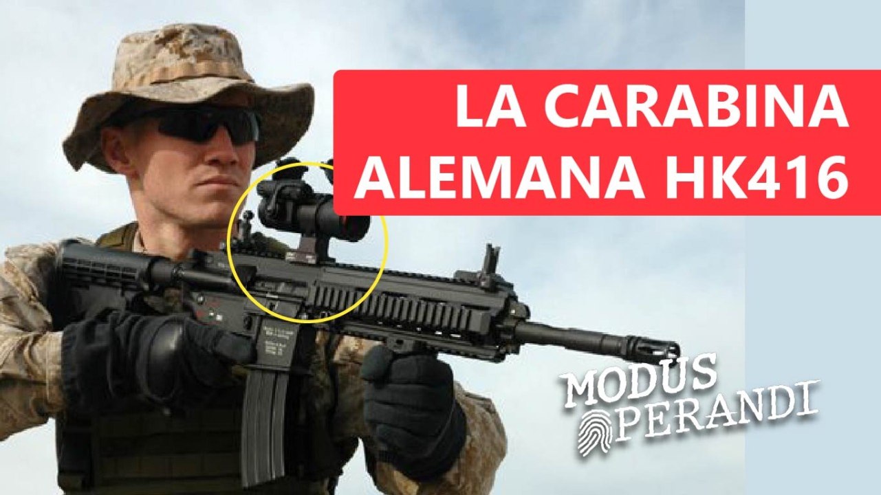 #ArmaLetal HK416, un fusil que fue usado por Delta Force del Ejército de EUA