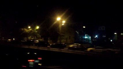 Greyhound Lines bus 1099 coming out of New York City in New Jersey