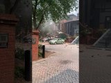Apartment Explosion Aftermath in Dunwoody Georgia