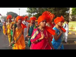 वाशीतील विद्यार्थ्यांनी शिवजयंती निमित्ताने काढली मिरवणूक