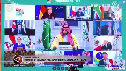 Pemerintah Lakukan Persiapan Khusus untuk Amankan KTT G-20