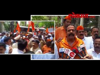 Rally Supporting Sambhaji Bhide : प्रकाश आंबेडकरांना अटक करा, भिडे समर्थकांची मागणी
