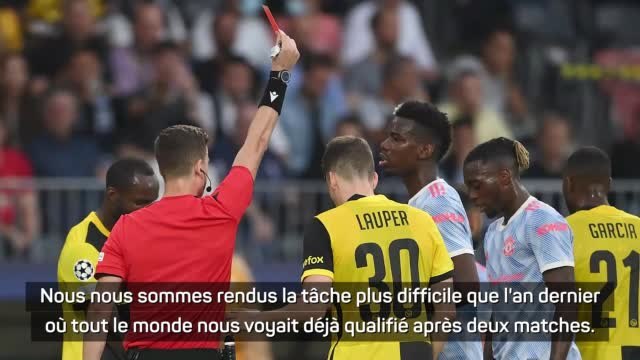 Gr. F - Solskjaer : Nous nous sommes rendus la tâche plus difficile