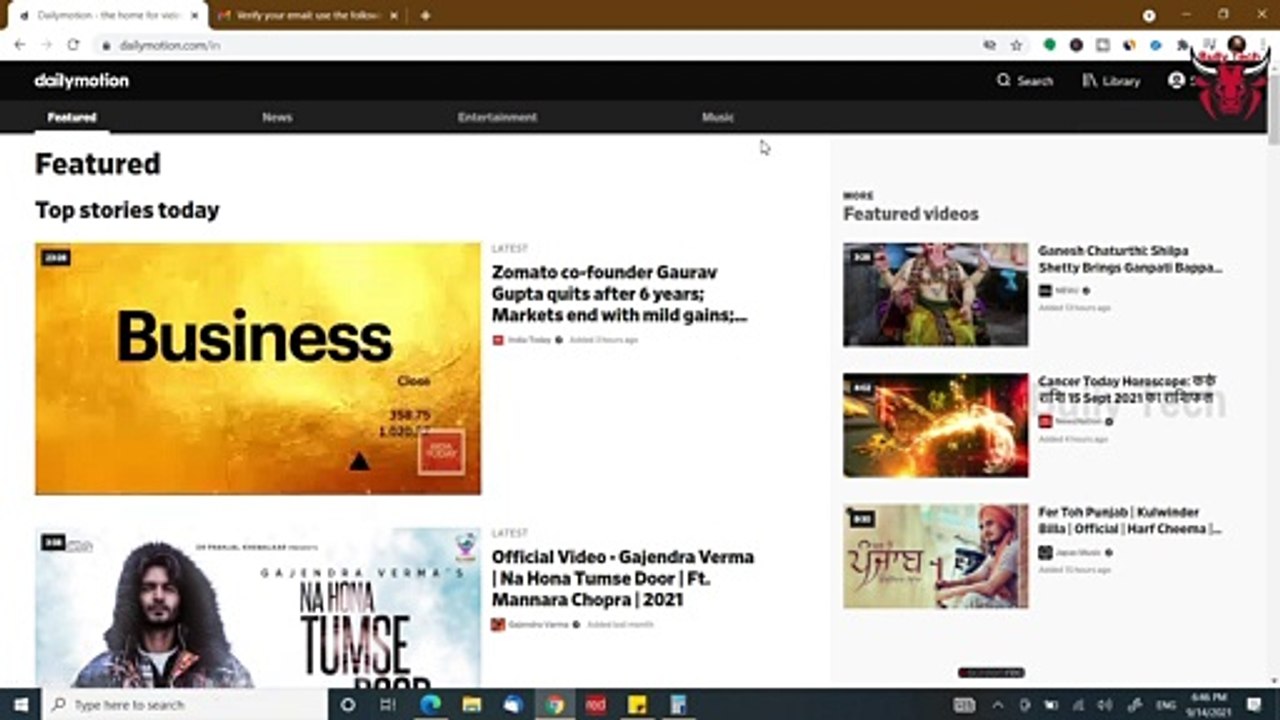How to create Dailymotion channel How to create Dailymotion Account Dailymotion channel kaise banaye