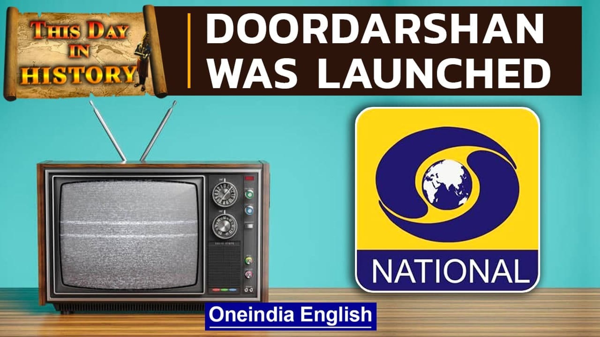Dd National Was Launched This Day In History September 15 Oneindia News Video Dailymotion