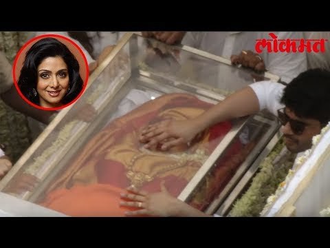 SRIDEVI FUNERAL UPDATE | SHRIDEVI LAST VISUAL NEAR PAVAN HANS 01 | LOKMAT BOLLYWOOD NEWS