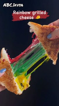 Tri-Color Cheese Sandwich | Grilled Cheese Sandwich
