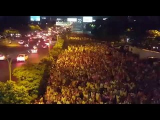 शेतकऱ्यांचा लाँग मार्च ठाण्यात दाखल