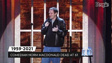 'Saturday Night Live's Norm Macdonald Dead at 61 Following Private Cancer Battle _ PEOPLE