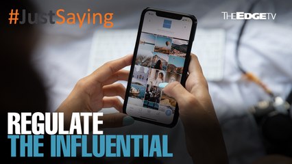 #JustSaying: Time to regulate the influential