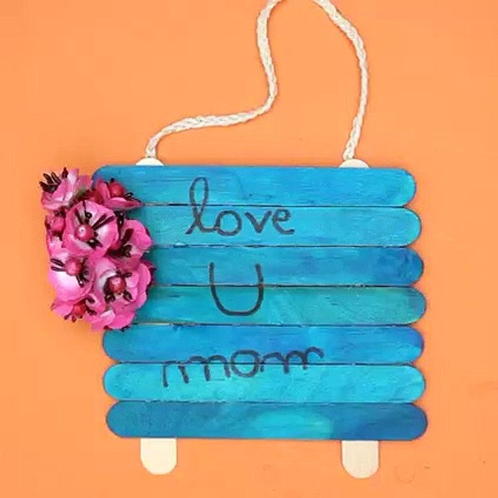 easy diy popsicle stick projects Compilation  Craft Ideas  Home Decor  Miniature Swing or Jhula