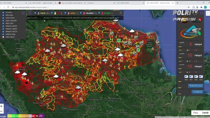 Kapolri Luncuran Aplikasi Asap Digital Nasional